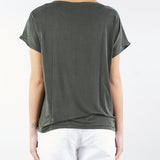 Blusa Verde Cupro Square Wom Shirty