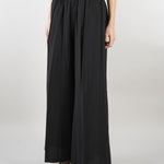 Pantalone Nero wide leg SS260021 99 ELEH 