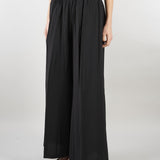 Pantalone Nero wide leg SS260021 99 ELEH 