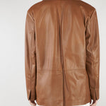 Blazer Cuoio in Vera Pelle TAB0178 66 VICOLO 