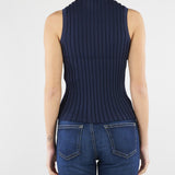 Maglia Blu in filato di viscosa stretch WKDBAUTTA 8 MAX MARA WEEKEND 