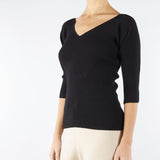 Maglia Nero in filato di viscosa OCEANO 14 MAX MARA WEEKEND 