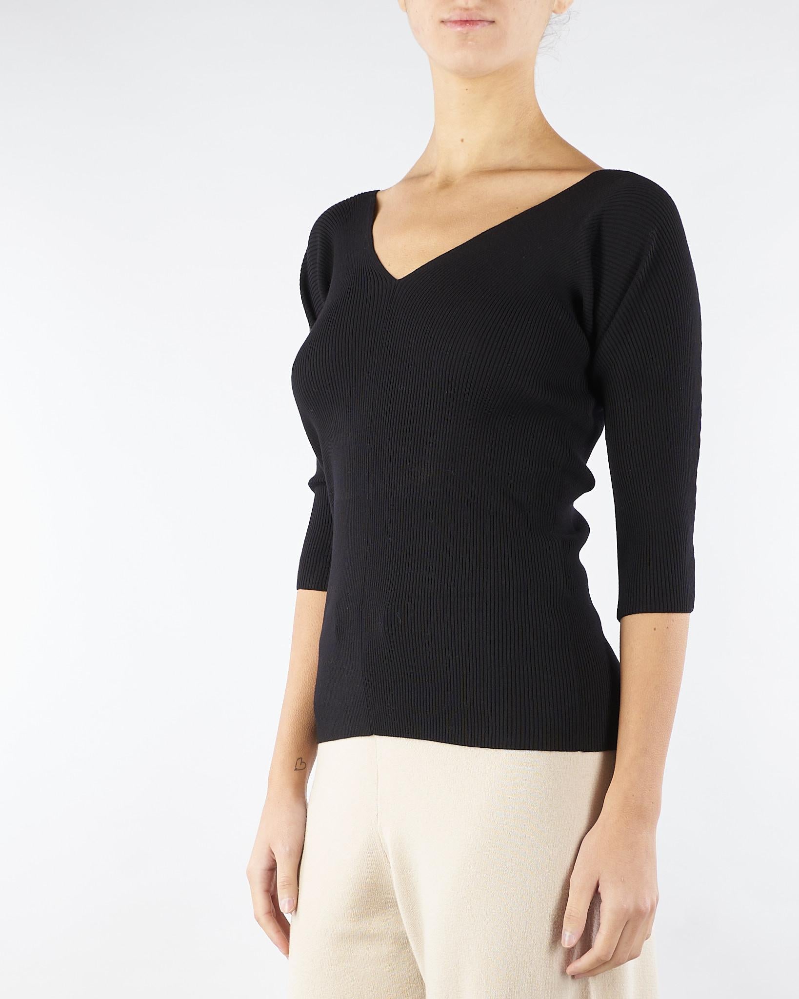 Maglia Nero in filato di viscosa OCEANO 14 MAX MARA WEEKEND 