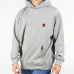 Felpa Grigio con logo e cappuccio F5PKUAHS173 101 A PAPER KID 