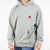 Felpa Grigio con logo e cappuccio F5PKUAHS173 101 A PAPER KID 
