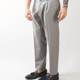 Pantalone Ford con pences in flanella di lana Low Brand