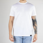 T-shirt Basic Bianco in cotone mercerizzato LT26001 A001 LOW BRAND 