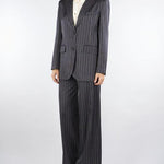 Pantaloni Antracite gessati D47EP069EB3 MFA83 ERMANNO BY ERMANNO SCERVINO 