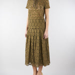 Blusa Verde Olio in pizzo MSTVELLO 1 MAX MARA STUDIO 
