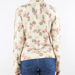 Maglia Crema-Rosa con stampa a fiori RF5187MA51I P9073 BLUGIRL 