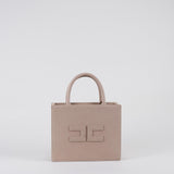 Tote piccola con impunture a contrasto