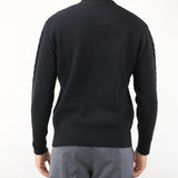 Maglia jacquard in lana Paolo Pecora