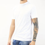 T-shirt basic in misto lyocell e cotone Emporio Armani
