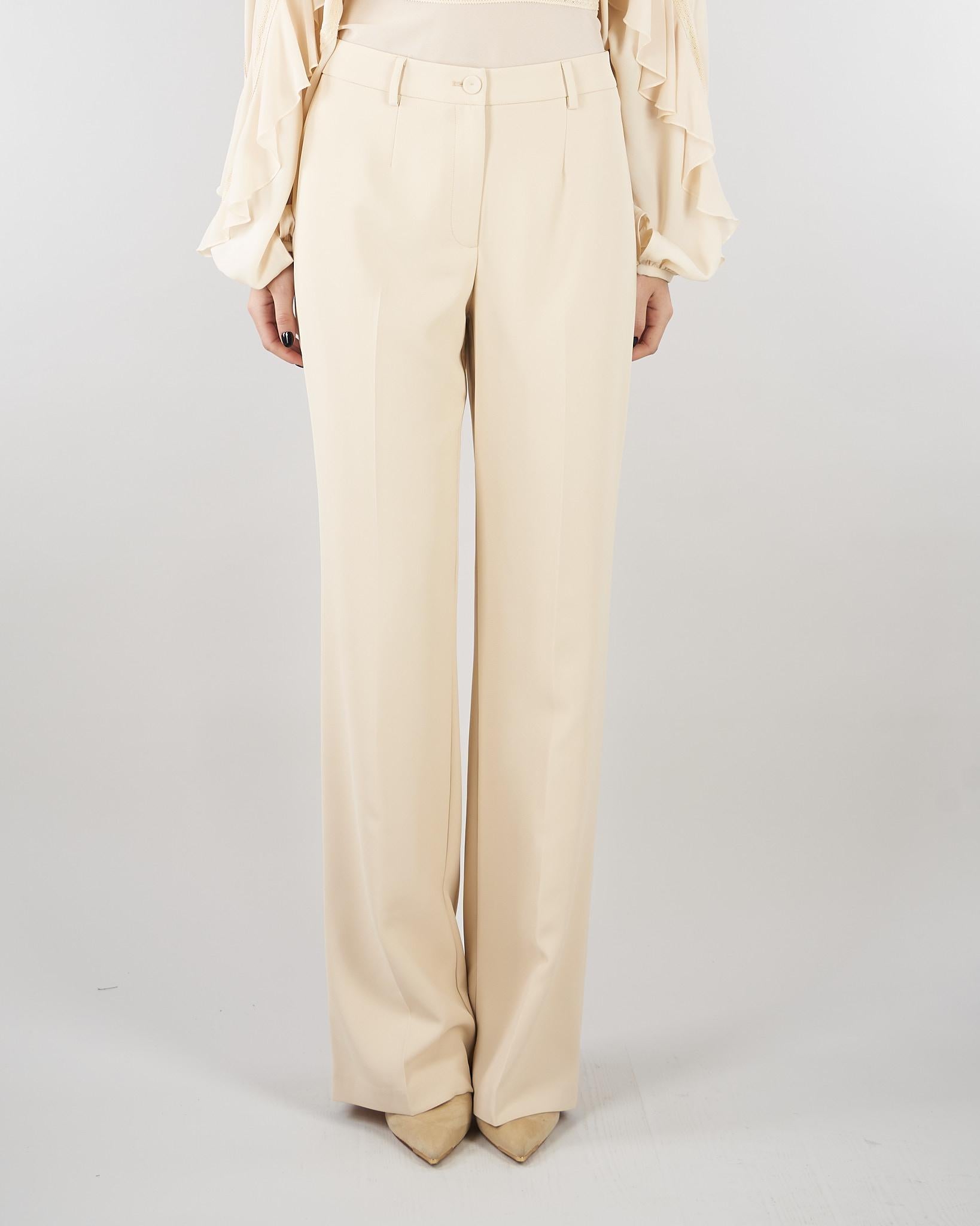 Pantalone Evere Crema wide leg EVER 690 NENETTE 