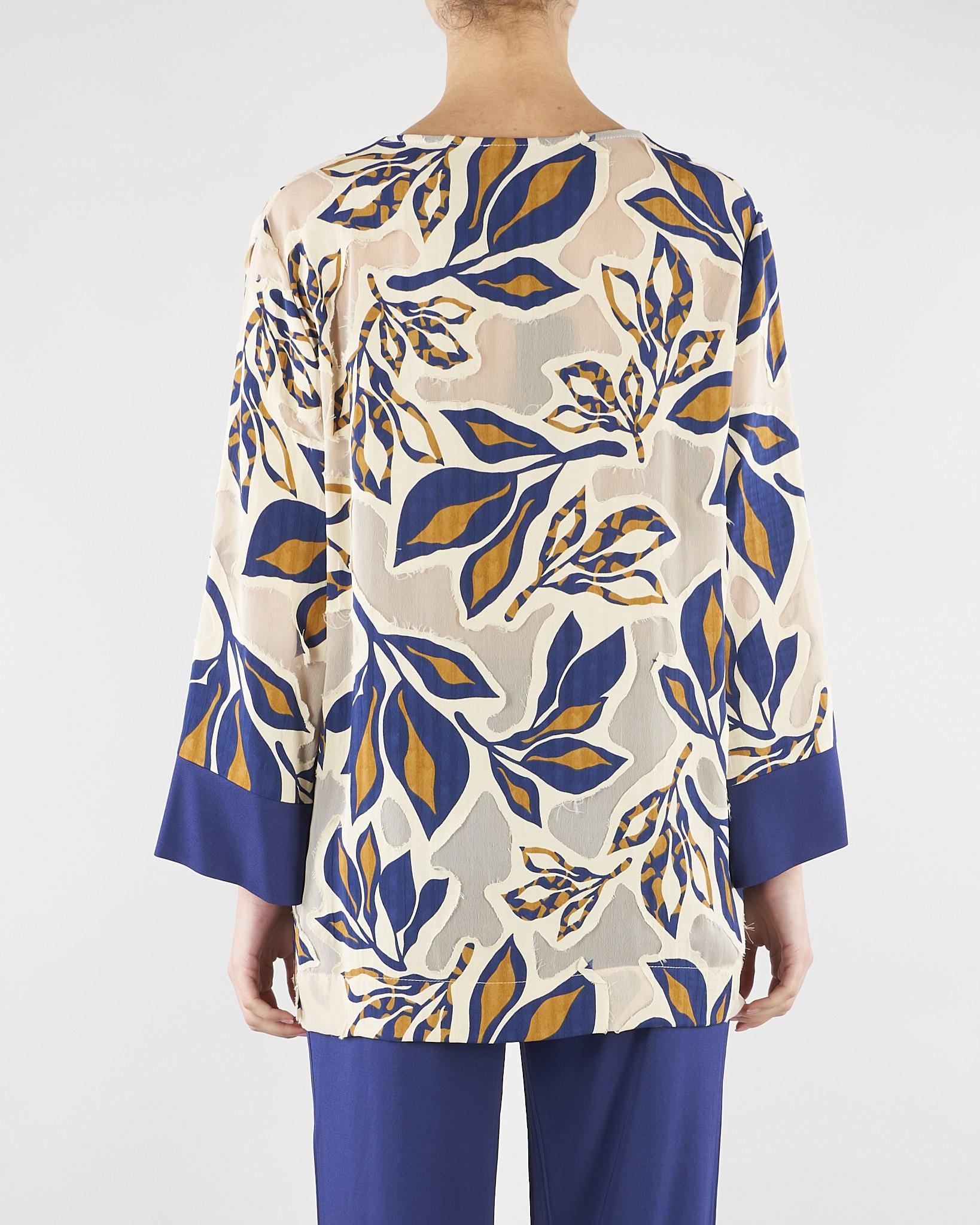 Blusa Crema-Blu a fantasia D3284268 41 CLIPS 