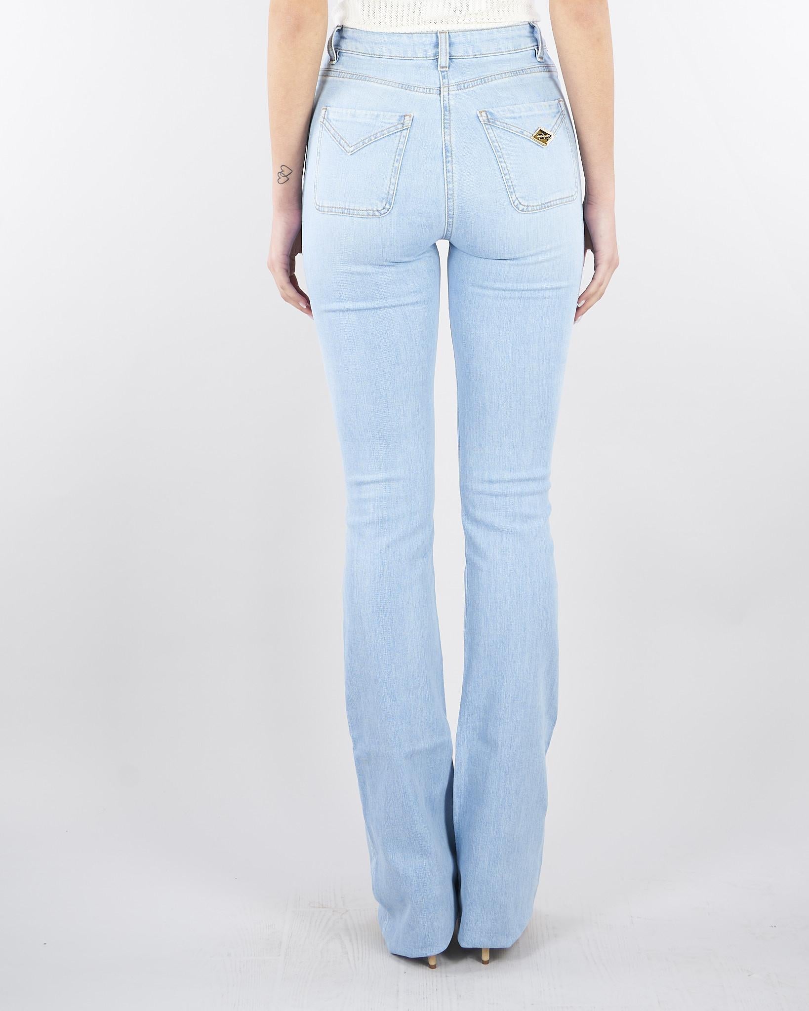 Jeans a zampetta con taschini PJ24N61E2 192 ELISABETTA FRANCHI 