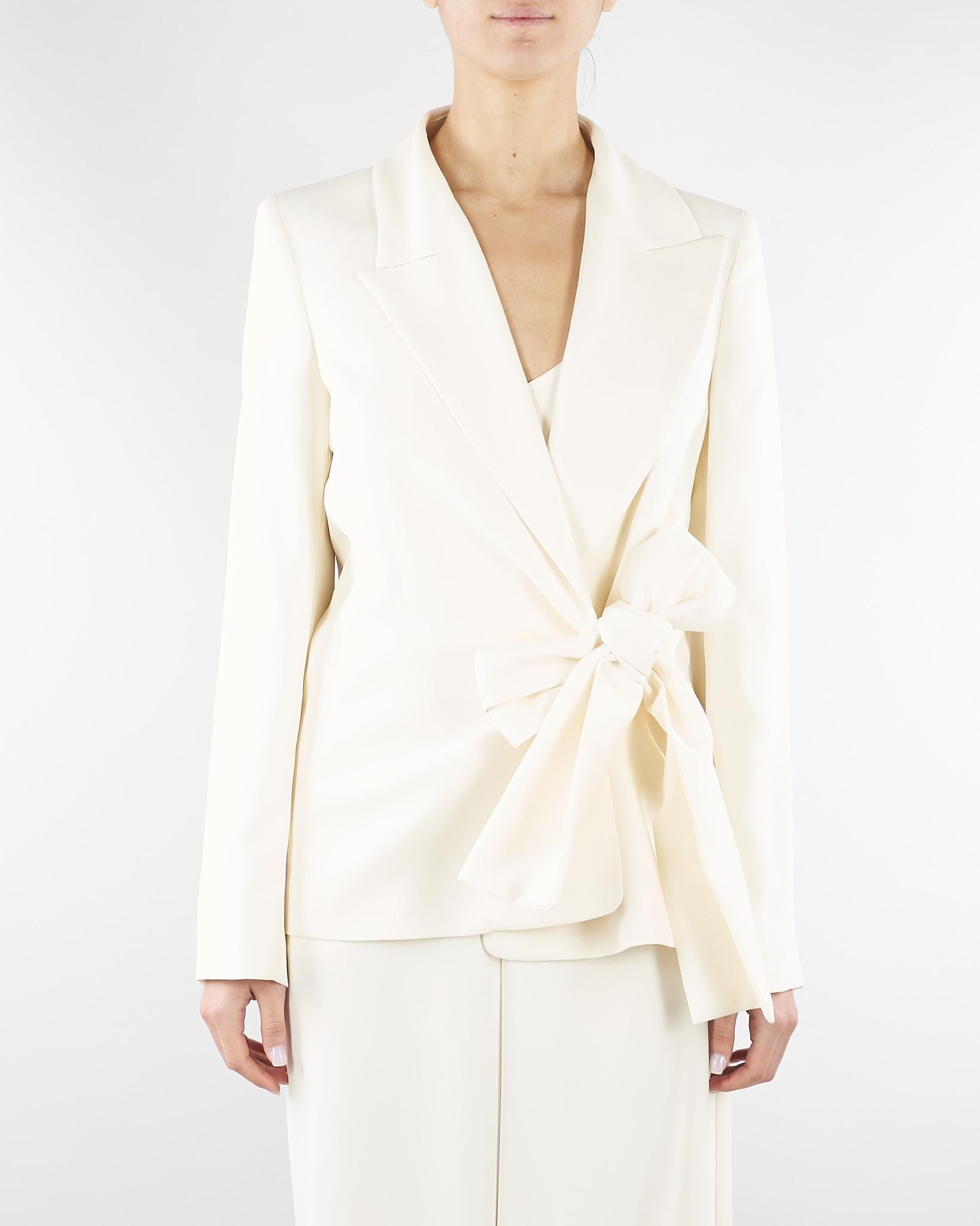 Blazer Bianco con fiocco MLTMEANDRO 1 MARELLA 