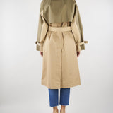 Trench beige reversibile in gabardina antigoccia WKDCANASTA 24 MAX MARA WEEKEND 