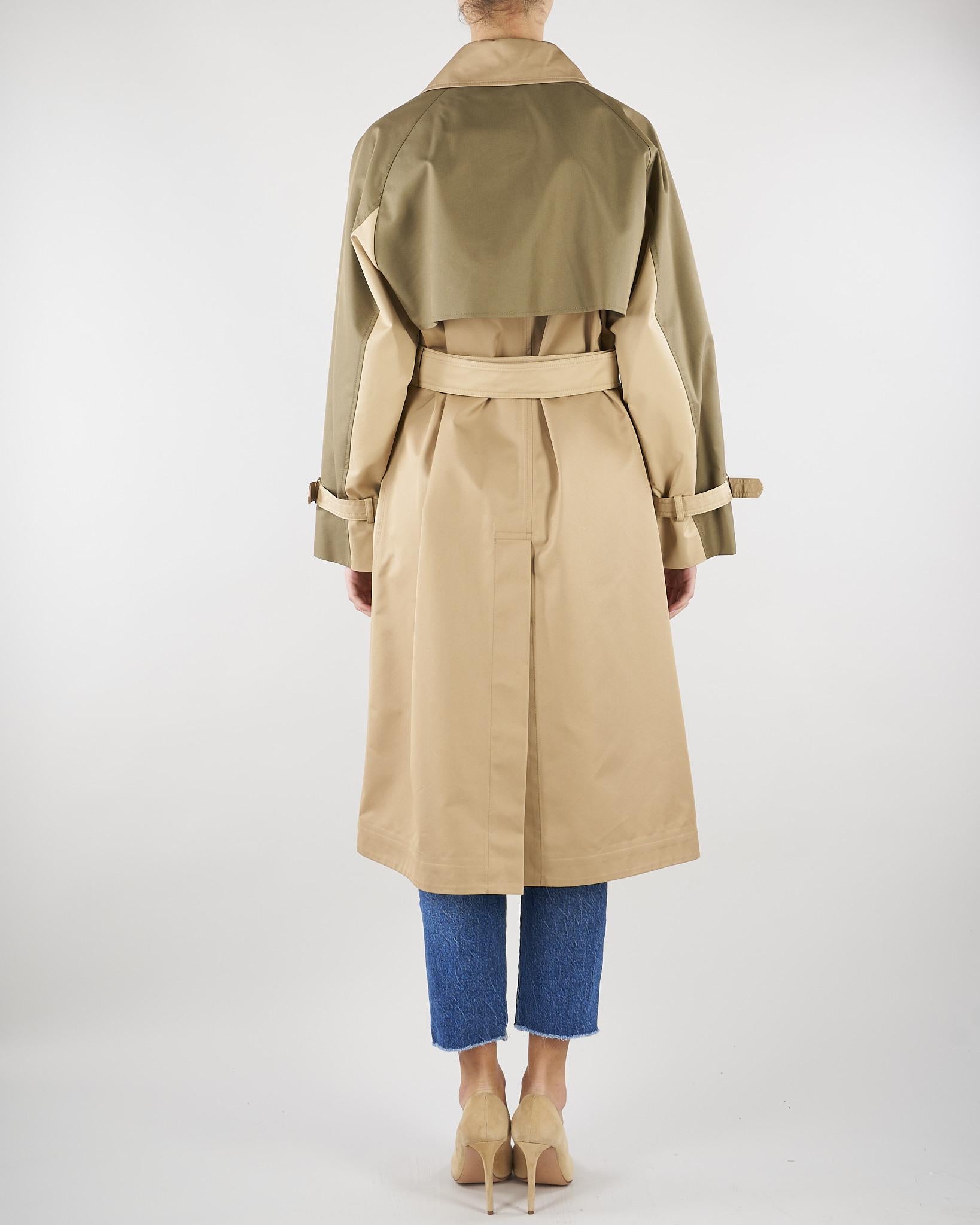 Trench beige reversibile in gabardina antigoccia WKDCANASTA 24 MAX MARA WEEKEND 