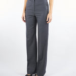 Pantalone Antracite in flanella stretch LAMBRO 3 MAX MARA STUDIO 