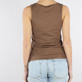 Top Nocciola in jersey lucido con strass all over MLMORATABLING 1 MARELLA 