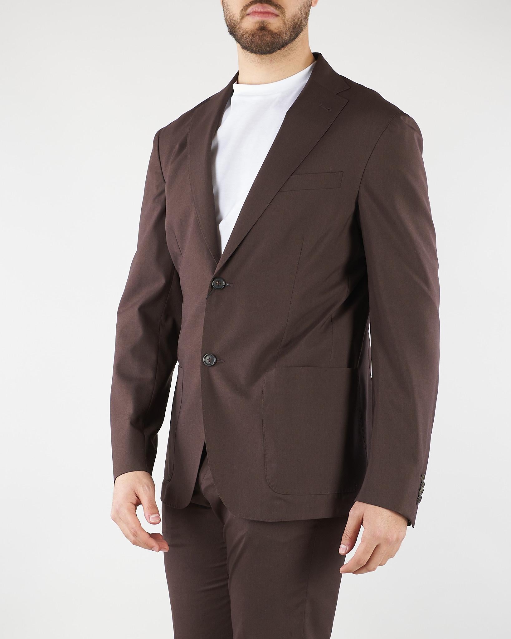Giacca Marrone in pura lana vergine e seta 27X5792718487 30 CORNELIANI 