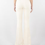 Pantaloni Burro-Nero in crêpe leggero con cut-out e spacchi PA15961E2 E84 ELISABETTA FRANCHI 