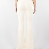 Pantaloni Burro-Nero in crêpe leggero con cut-out e spacchi PA15961E2 E84 ELISABETTA FRANCHI 