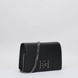 Borsa a tracolla con girello logo in metallo Elisabetta Franchi