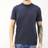 T-shirt basic in misto lyocell e cotone Emporio Armani