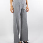 Pantalone Grigio Etel in jersey di lana gessato ETEL 716 NENETTE 