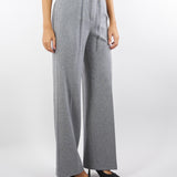 Pantalone Grigio Etel in jersey di lana gessato ETEL 716 NENETTE 