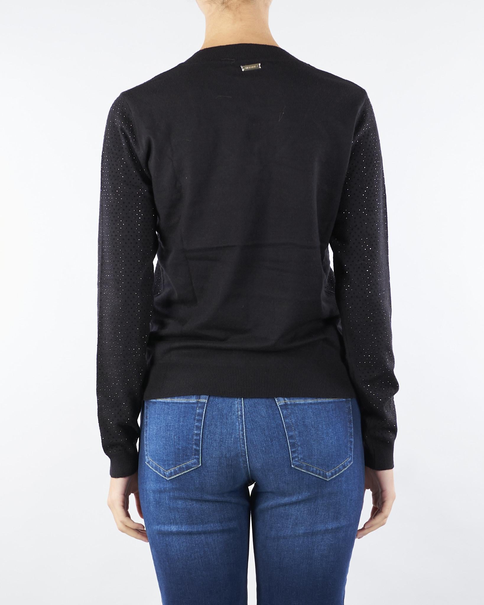 Maglia Nero con strass all over NS062 99 NO SECRETS 