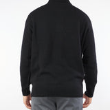 Maglia Polo Nero in pura lana e cashmere B9F0102 99 AMARANTO 