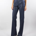 Pantaloni Blu flare fit laminati AGIO 2 PENNY BLACK 