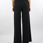 Pantaloni Nero ampi in maglia ADAM 13 PENNY BLACK 