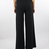Pantaloni Nero ampi in maglia ADAM 13 PENNY BLACK 