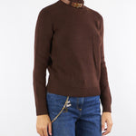 Maglia Coffee in misto lana con cinturino gioiello MK05S56E2 EA3 ELISABETTA FRANCHI 