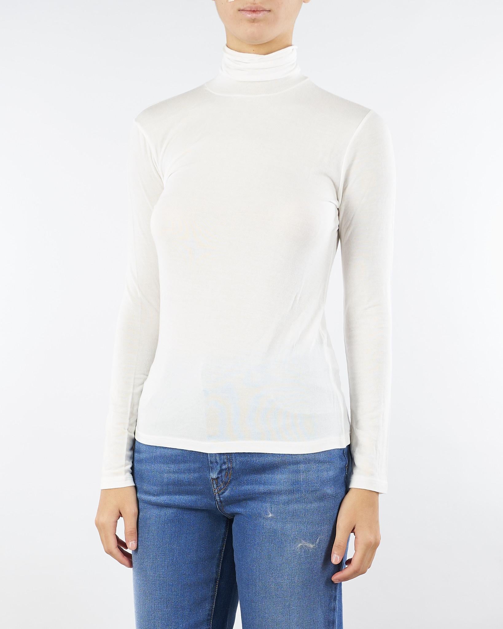 Maglia Lupetto Panna elasticizzata V58683 2 VANISE' 