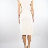 Abito Burro in doppio crêpe stretch AB90061E2 193 ELISABETTA FRANCHI 