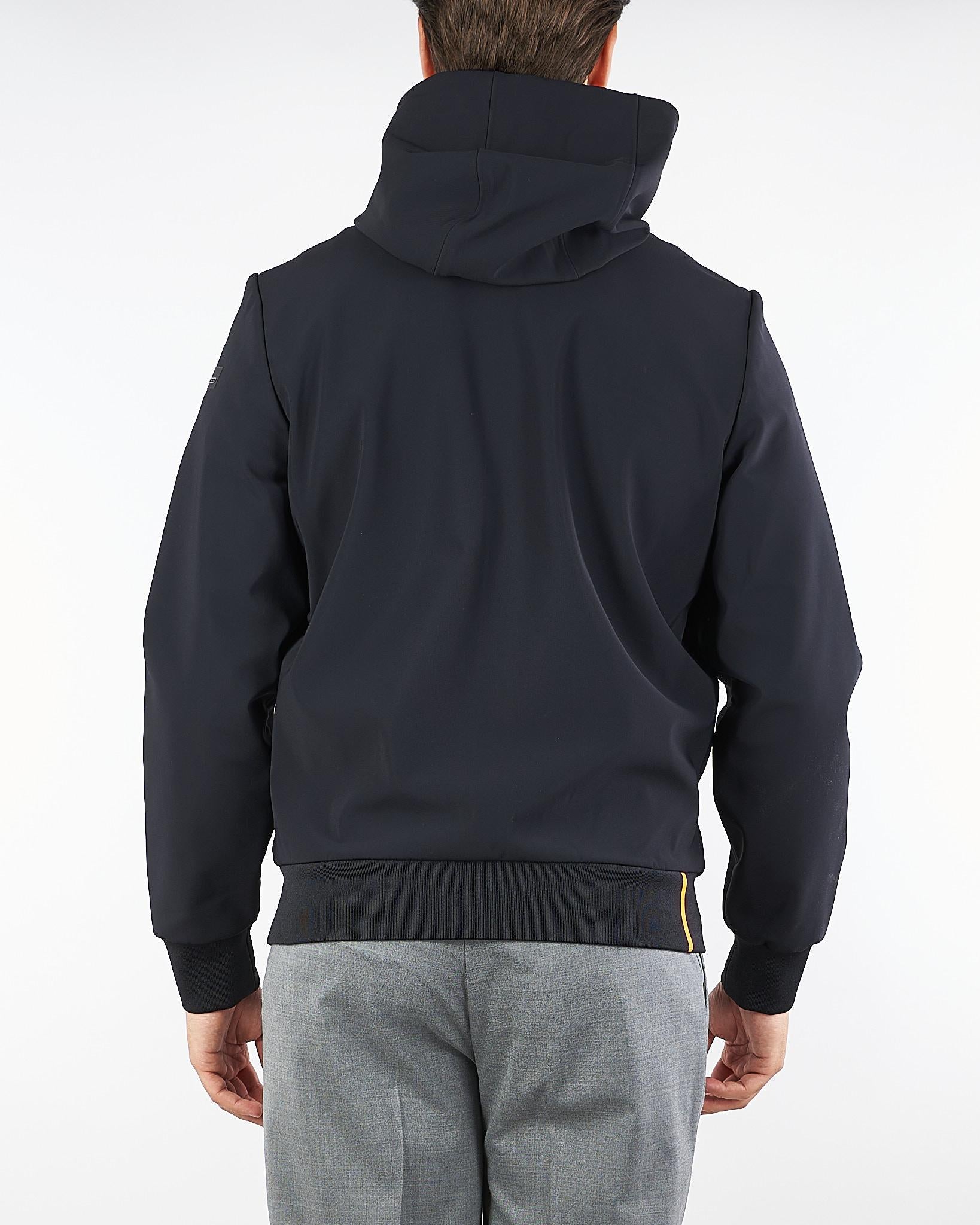 Giubbotto Nero Surflex Winter Thermo Hood Zip Jkt W25044 10 RRD 