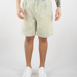 Bermuda Denim patchwork con logo HTEM822702 315 ACUPUNCTURE 