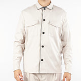 Overshirt Panna in tessuto tecnico L1HFW25260013 A039 LOW BRAND 