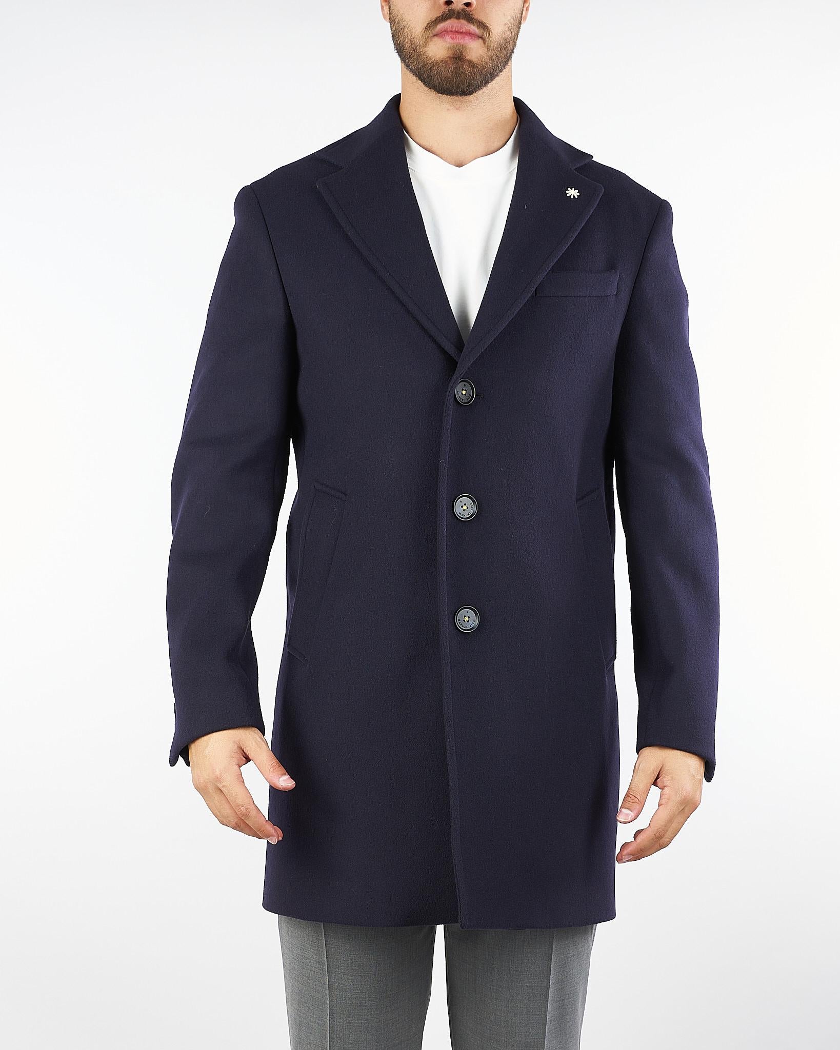 Cappotto in lana monopetto 3932C4448253697 89 MANUEL RITZ 