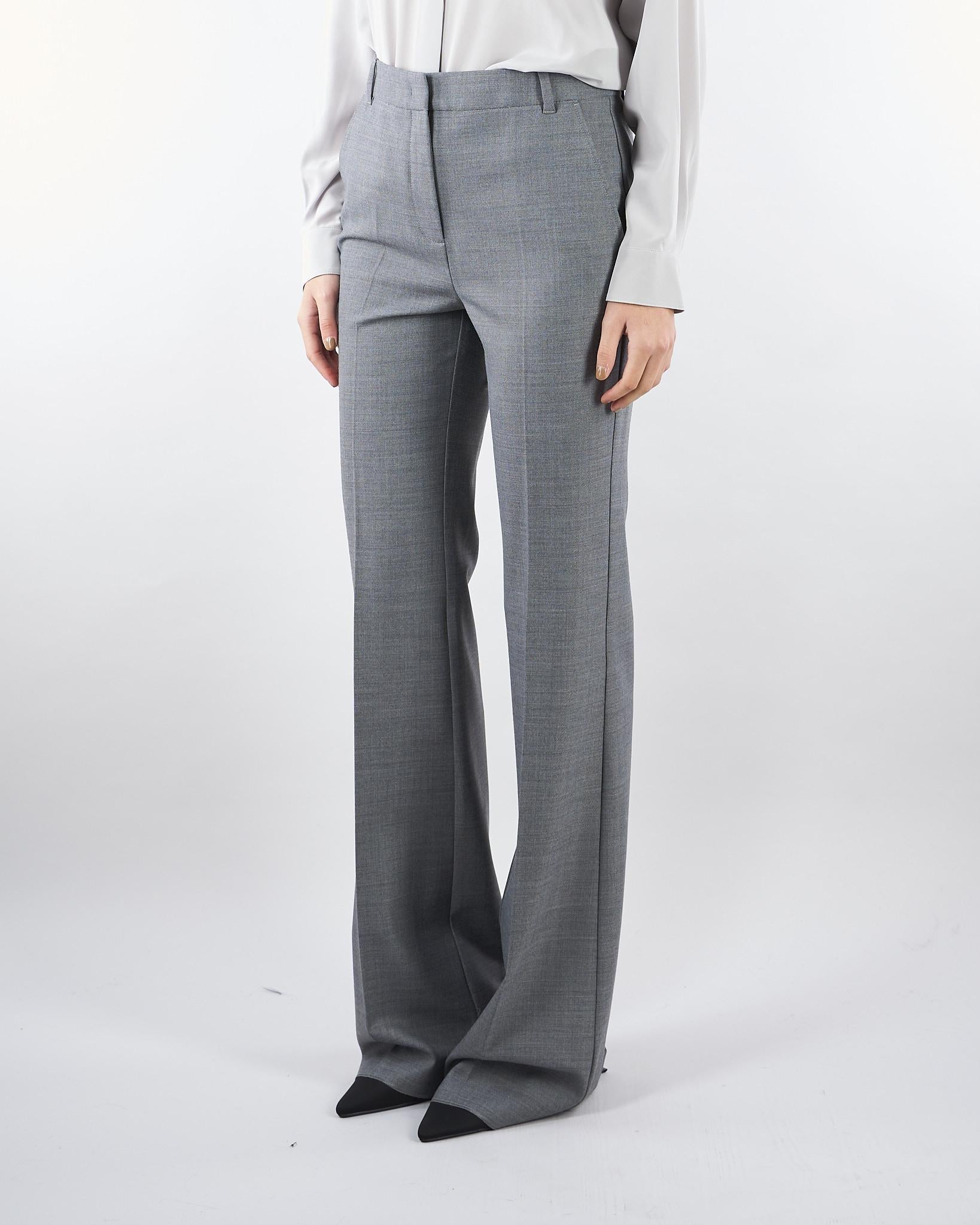 Pantalone Grigio flare in misto lana stretch CRISMA 1 MARELLA 
