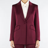 Giacca Bordeaux in satin COGNAC 1 MARELLA 
