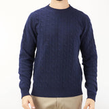 Maglia jacquard in pura lana e cashmere Jeordie's