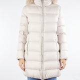 Piumino lungo Canapa con cappuccio e vera pelliccia 2243E2XX 06 COLMAR 