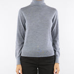 Maglia dolcevita Grigio in lana merinos MITA 742 NENETTE 