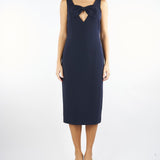 Abito Blu longuette in cady ALFIERE 5 MAX MARA STUDIO 